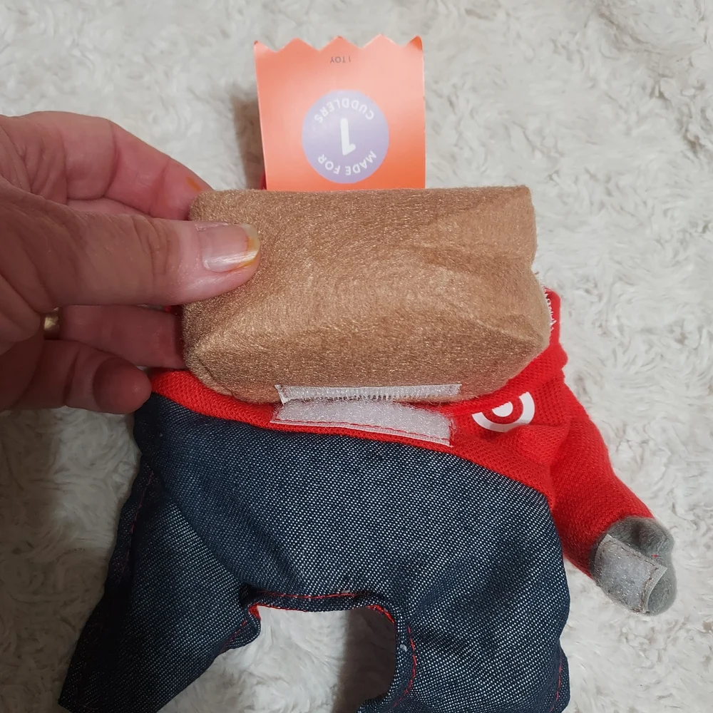 Target Team Member Jeans Dog Cat  Frontal Costume XS Dress Up Halloween